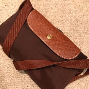 Brown Longchamp Backpack